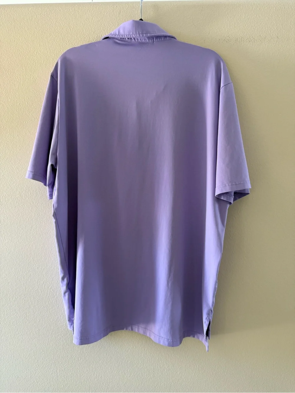 RLX Ralph Lauren Men's Performance Light Purple Short-Sleeve Golf Polo